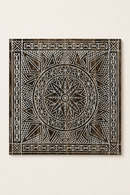 The Sagara Wall Panel – Handgesneden Wanddecoratie 100 x 100 cm