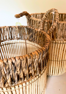 Gevlochten manden- The Laut Basket – Set van 2