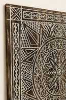 The Sagara Wall Panel – Handgesneden Wanddecoratie 100 x 100 cm