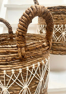 Opbergmanden - The Lovina Baskets – Set van 3 - Manden