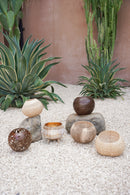 Kokosnoot kaarshouder - The Coconut Stripe - Dark