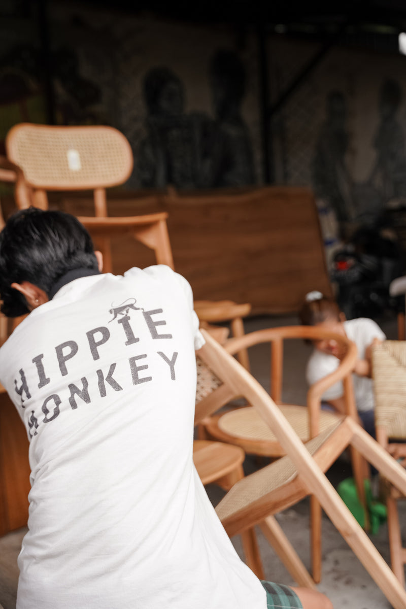 The Hippie Rattan Teak Chair – Rotan eetkamerstoelen - Hippie Monkey