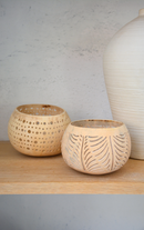 Kokosnoot Kaarsenhouder - The Coconut Dot - Hippie Monkey