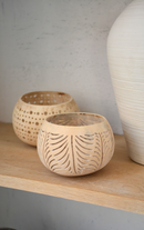 Kokosnoot Kaarsenhouder - The Coconut Leaf - Hippie Monkey