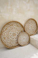 The Henna Mandala Wall Basket - L - Hippie Monkey - Bali Lifestyle Store