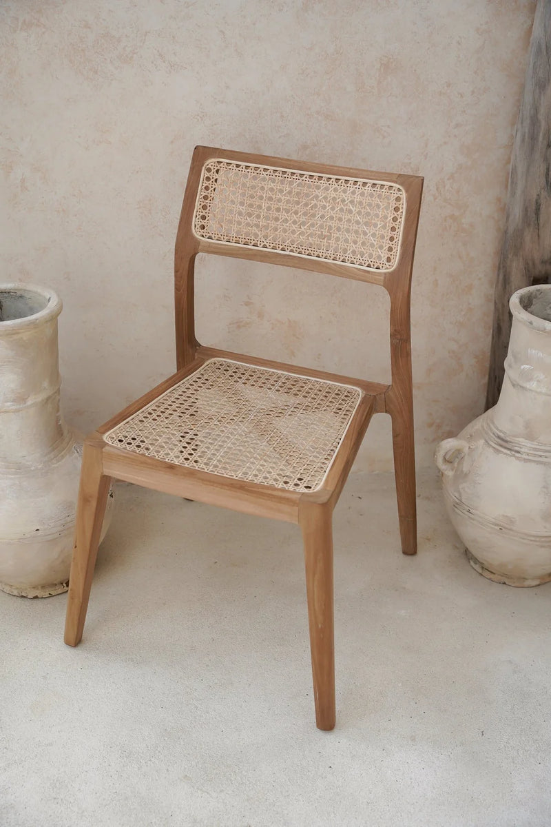 The Batur Teak Chair  – Set of 2 - Rotan eetkamerstoelen - Hippie Monkey