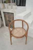 The Bulat Rattan Teak Chair – Rotan eetkamerstoelen - Hippie Monkey