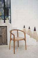 The Bulat Rattan Teak Chair – Rotan eetkamerstoelen - Hippie Monkey