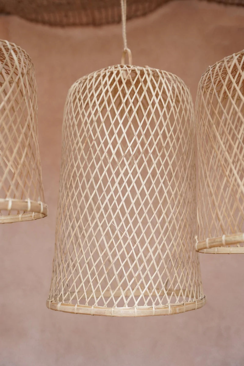 Bamboe lampen - The Buluh Pendant – Set van 4
