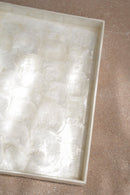 The Capiz Plate – White