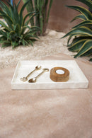 The Capiz Plate – White