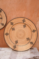 Rotan Wanddecoratie - The Komodo – Handgemaakte Decoratieve Schalen voor een boho Interieur - L - Hippie Monkey