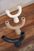 Naturel Kandelaar - Terracotta - The Pohon - Zandkleur