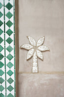 Schelpen Palmboom wandhanger - The Sea Shell Palmtree