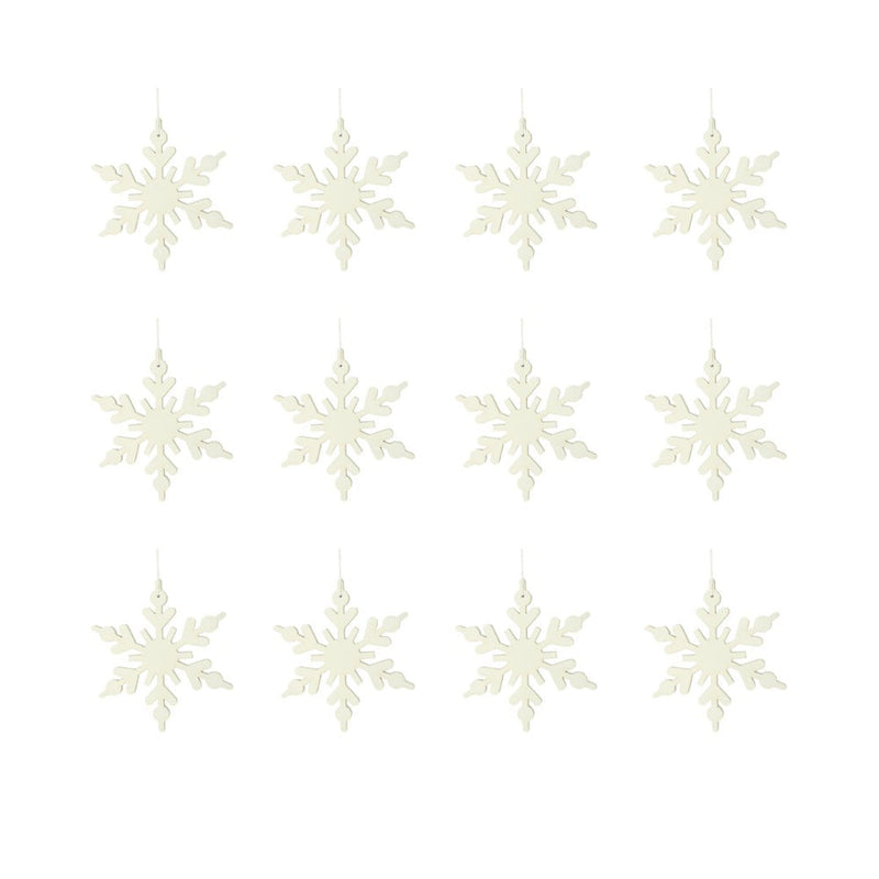 The White Snow Flake – Christmas - Kerstbal - Hippie Monkey