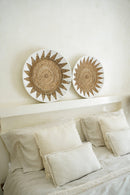 The Bamboo Star Plate - White - XL - Hippie Monkey - Bali Lifestyle Store