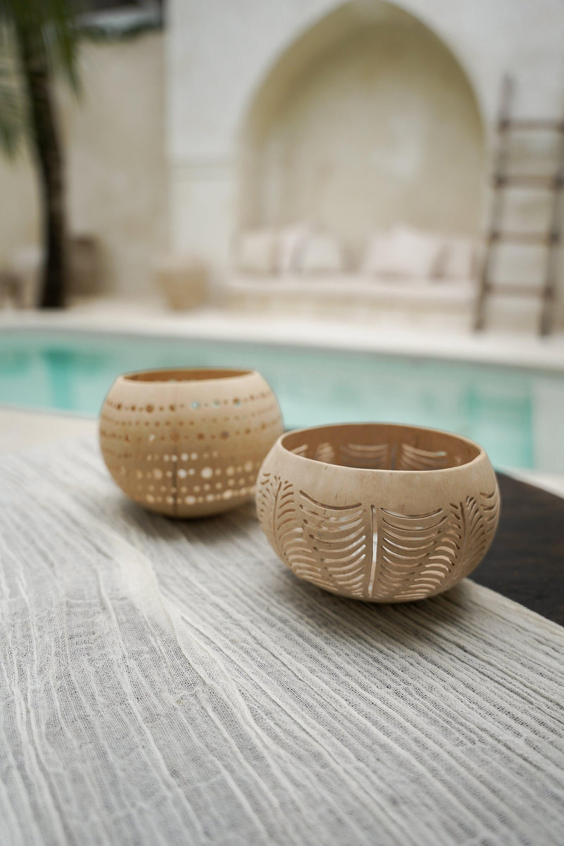 The Coconut Leaf - Candle Holder - Hippie Monkey - Bali Lifestyle Store