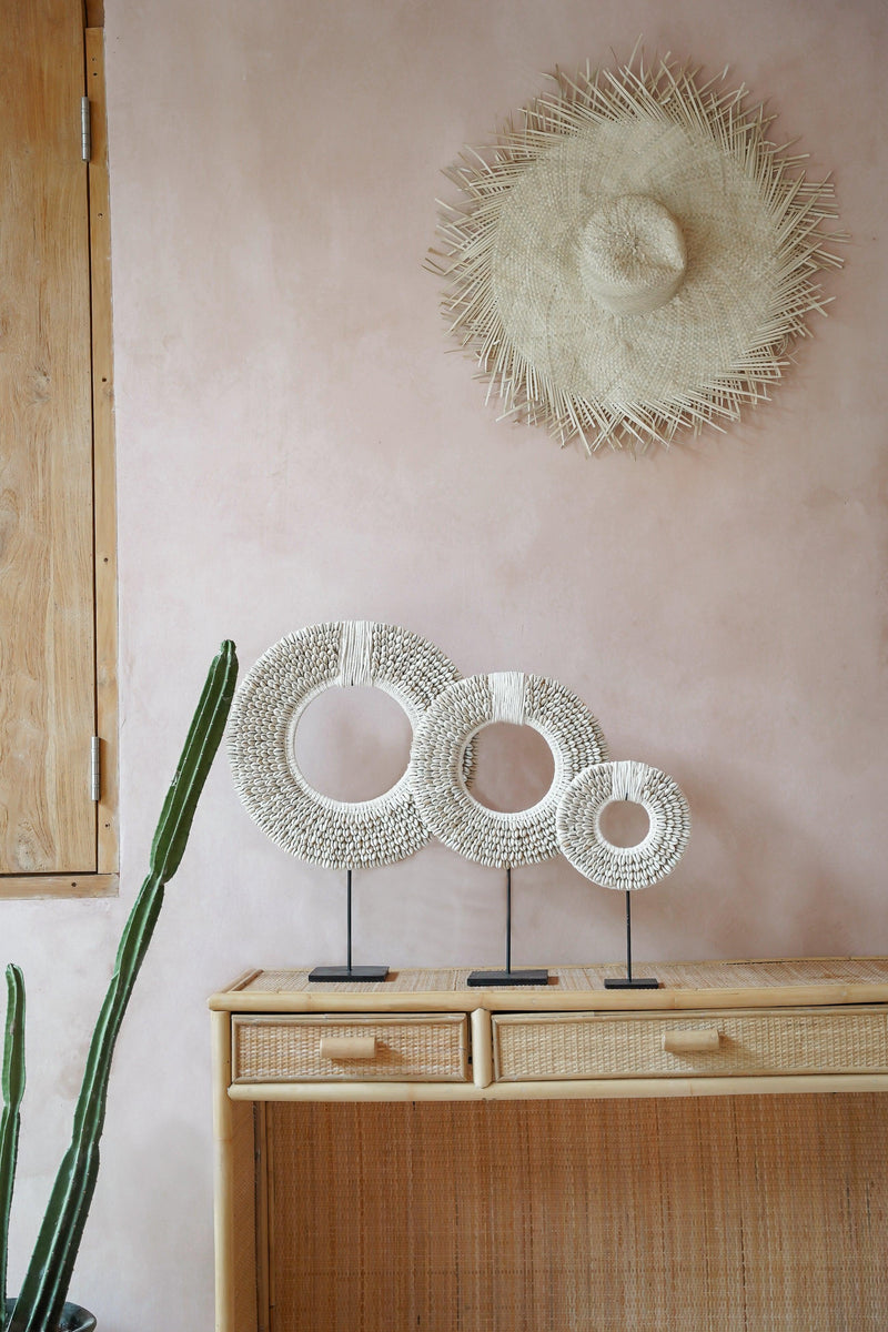 Boho macramé wandtapijt, geometrisch geweven wandtapijt, beige en grijs Boho macramé wandtapijt, geometrisch geweven wandtapijt, beige en grijs