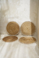 The Rattan Shell Placemat - Natural - Hippie Monkey - Bali Lifestyle Store