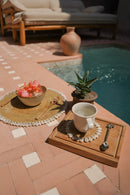 The Rattan Shell Coaster - Natural - Hippie Monkey - Bali Lifestyle Store